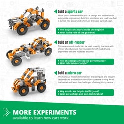 United Scientific&trade;&nbsp;Engino&trade; STEM How Cars Work? Technology of Machines